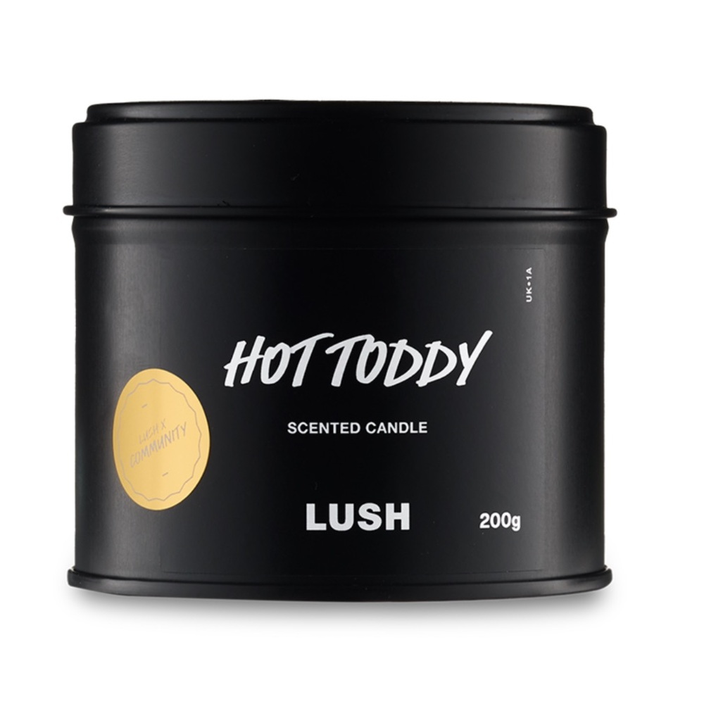 LUSH Hot Toddy Scented Metal Tin Candle